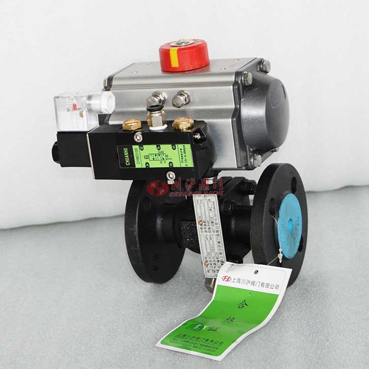 氣動球閥實(shí)物圖