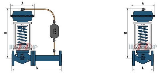 自力式壓力調節(jié)閥結構圖